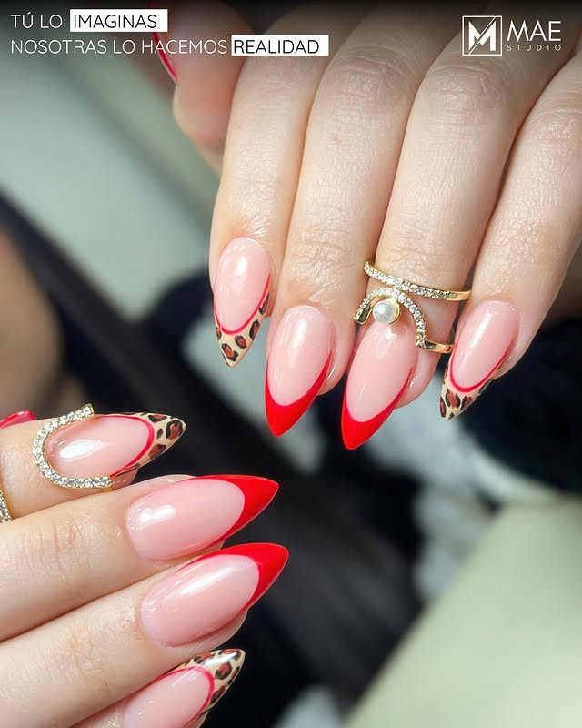 French rojo degradé con animal print - MAE Studio